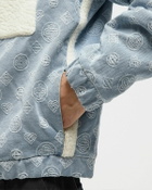 Casablanca CASHMERE TERRY/ DENIM REVERSIBLE JACKET Blue Mens Denim Jacket