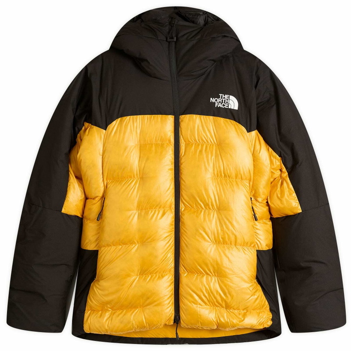 Photo: The North Face Women's Summit Himalayan Down Parka Jacket in Summit Gold/Tnf Black