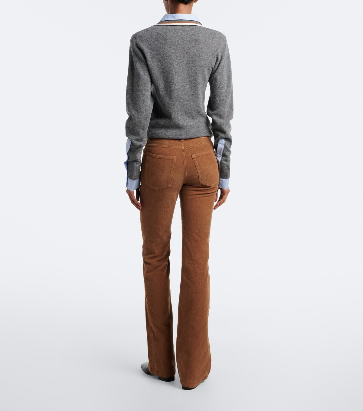 Stella McCartney Cotton corduroy flared pants