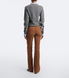 Stella McCartney Cotton corduroy flared pants