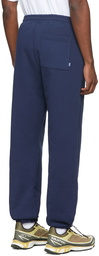 Dime Blue Cotton Lounge Pants