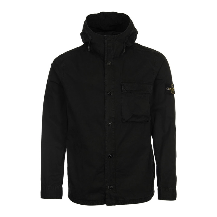 Photo: Hooded Overshirt - Black