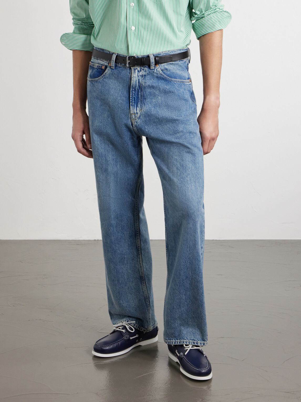 Polo Ralph Lauren - Merton Leather Boat Shoes - Blue