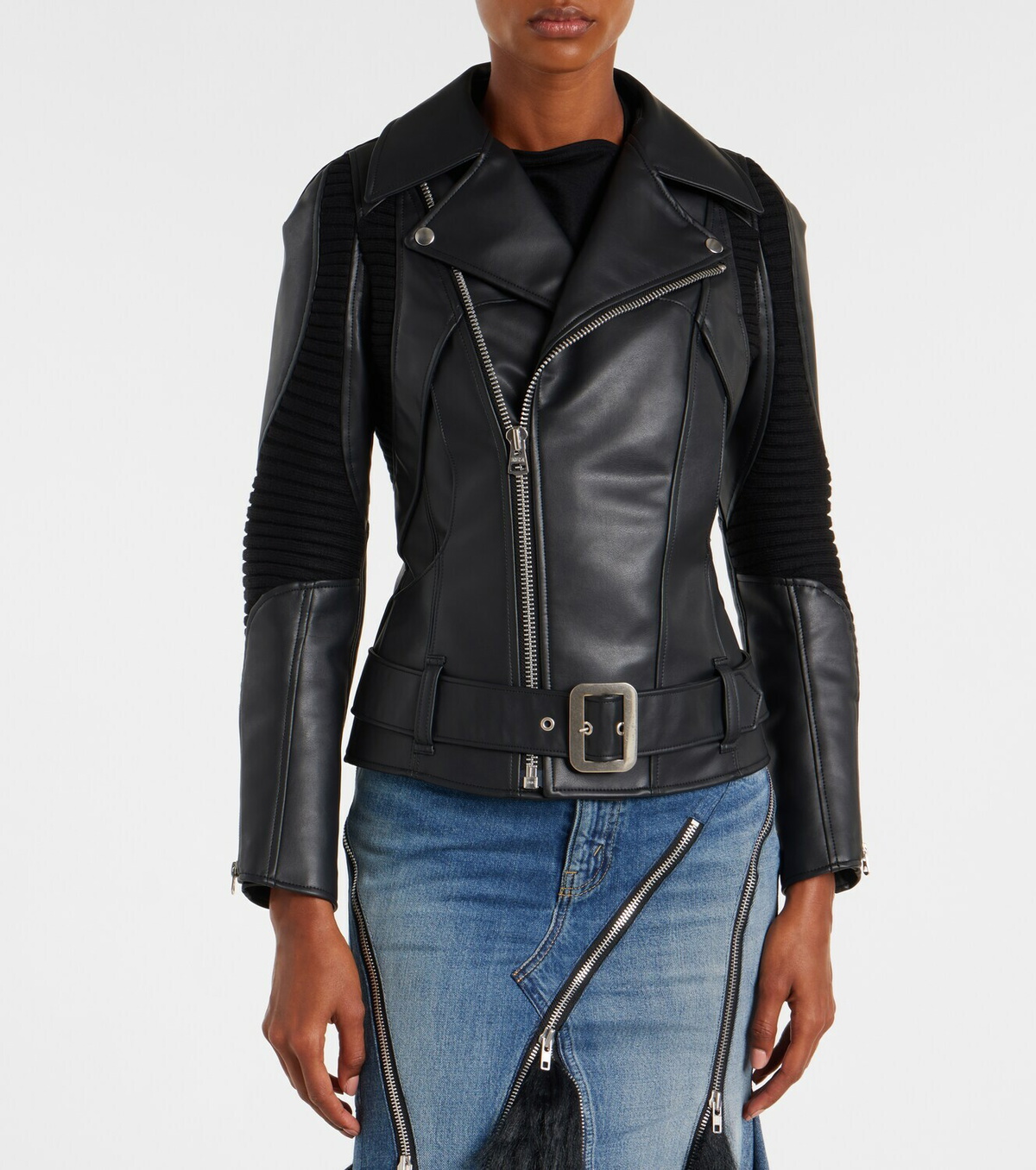 Junya Watanabe Faux leather jacket