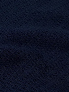 Baracuta - Noah Knitted Cotton Polo Shirt - Blue