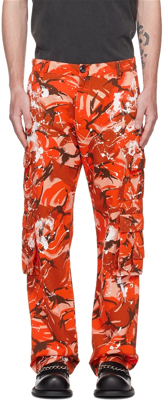 Photo: Martine Rose Orange Camouflage Cargo Pants
