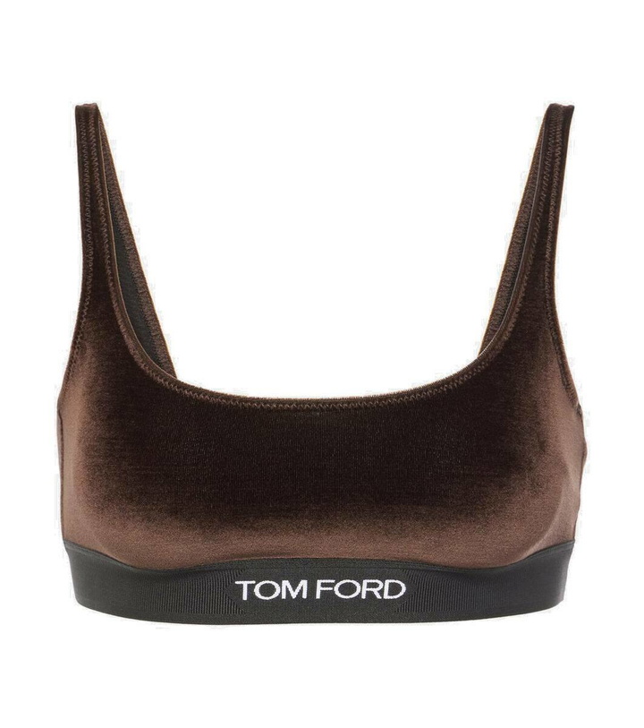 Photo: Tom Ford Velour bra top