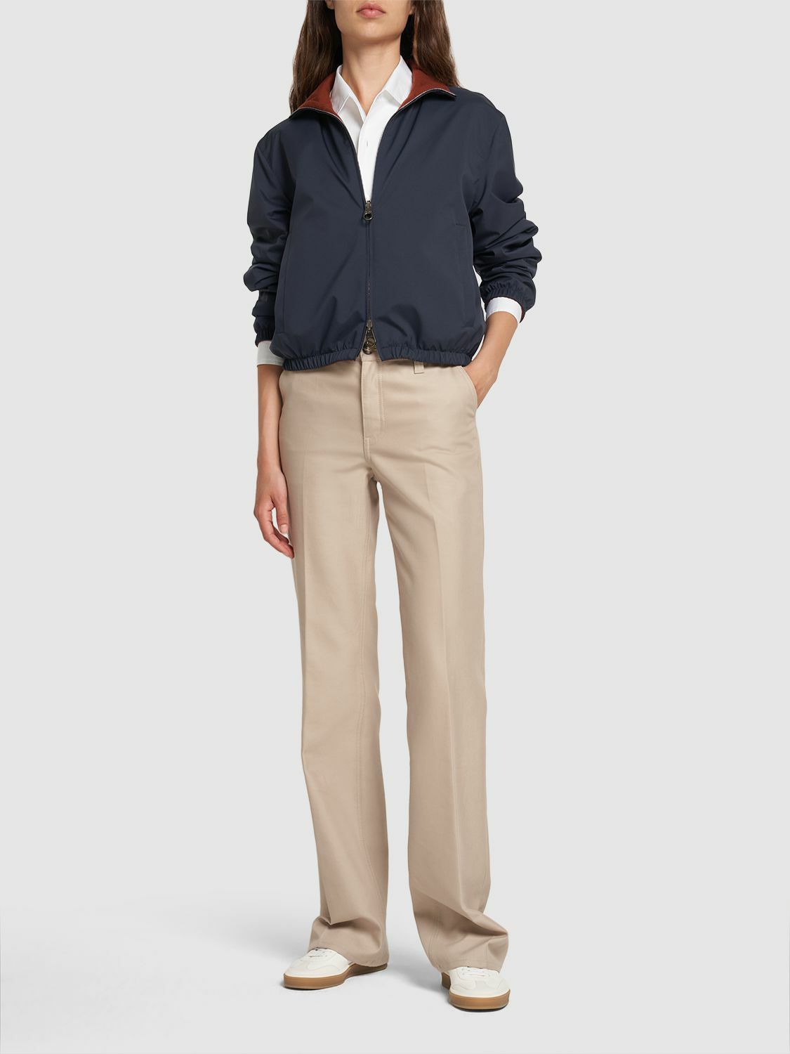 LORO PIANA - Iconic Bomber Tech Zip Jacket