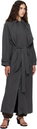Belle Anna Gray Laurel Trench Coat
