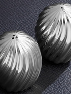 L'Objet - Ripple Spice Jewels Platinum-Plated Salt and Pepper Shakers