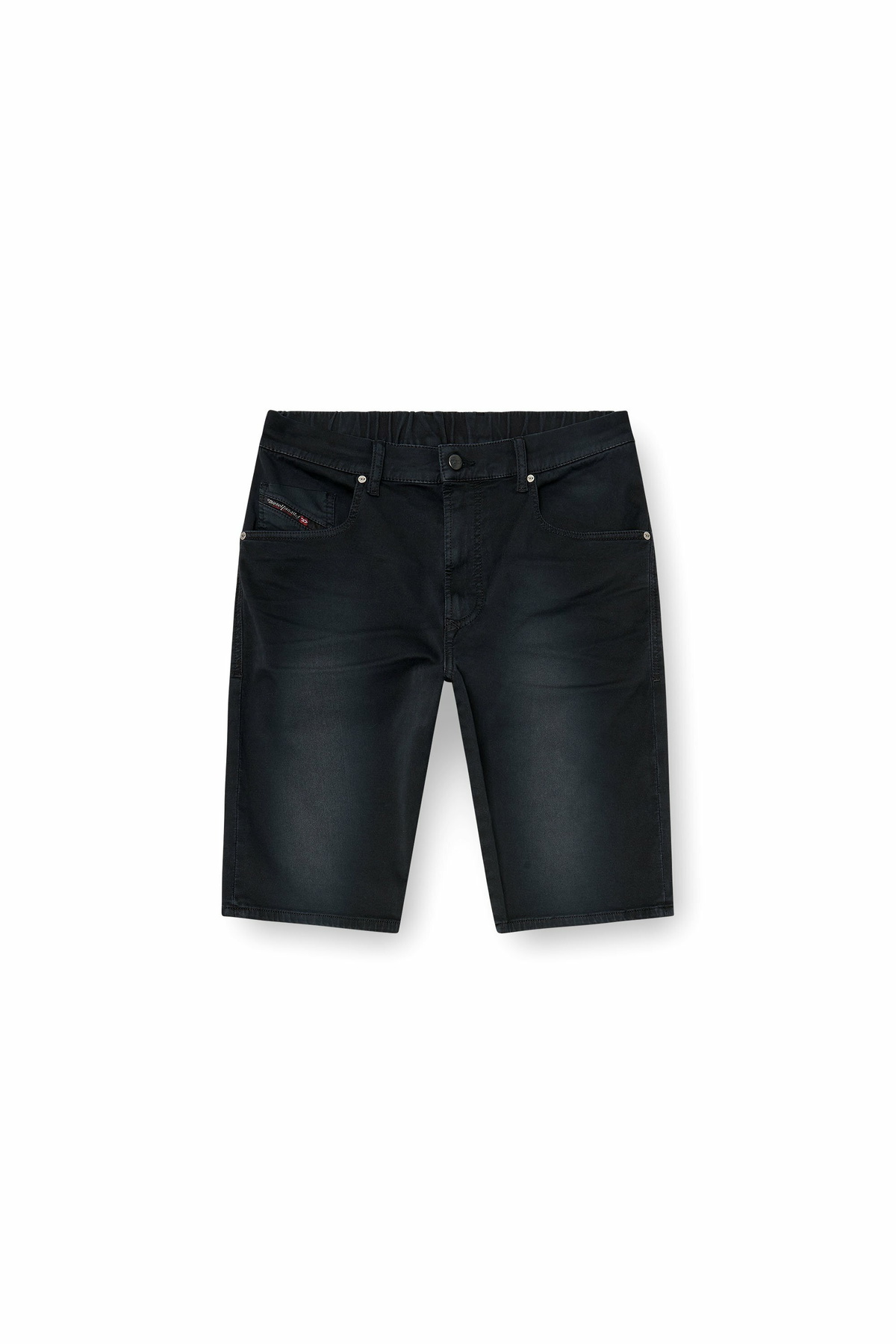 Diesel Slim shorts in coloured denim - Denim short pants Mens in Black