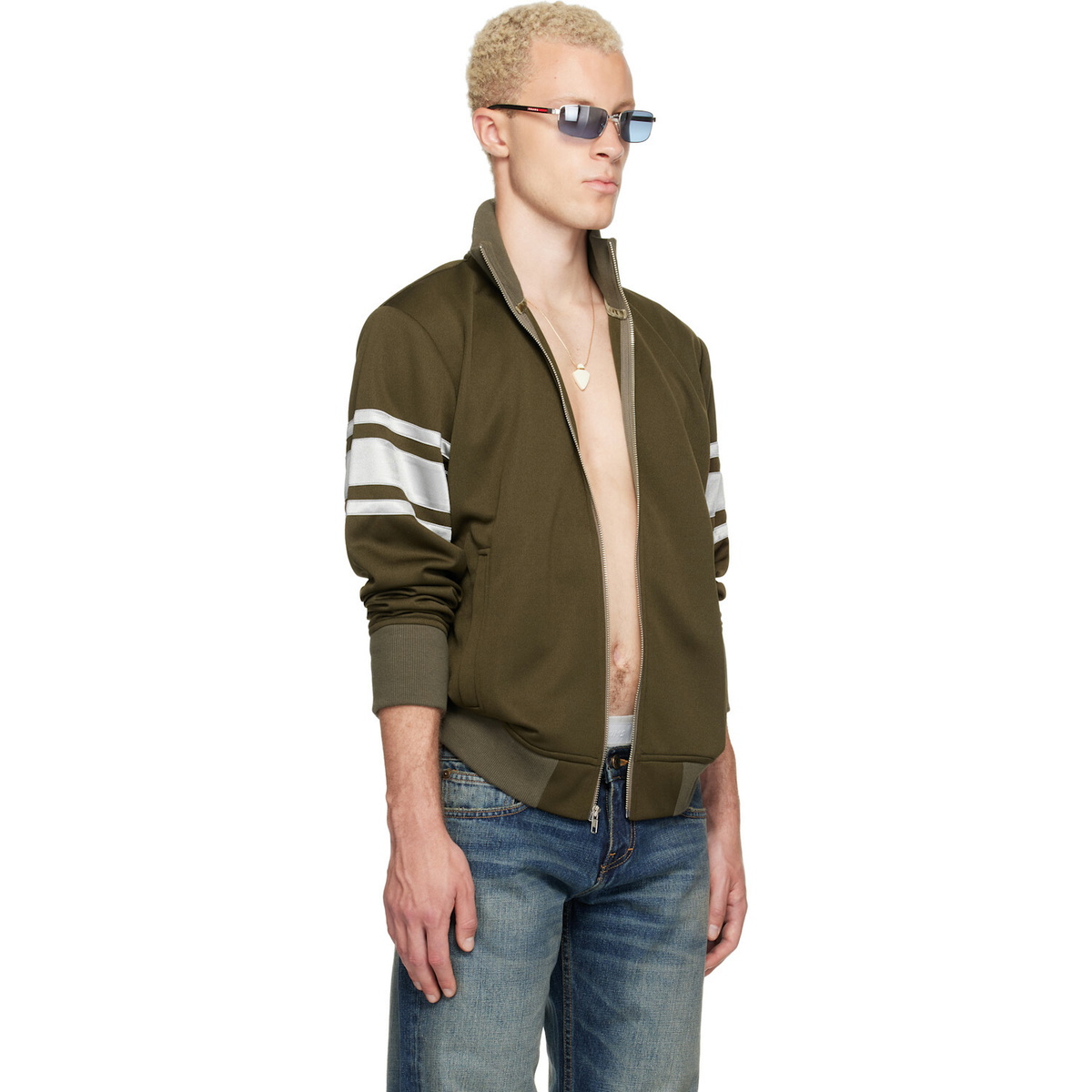 Raimundo Langlois Khaki Track Jacket