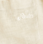 Loewe - Paula's Ibiza Linen and Cotton-Blend Drawstring Trousers - Neutrals