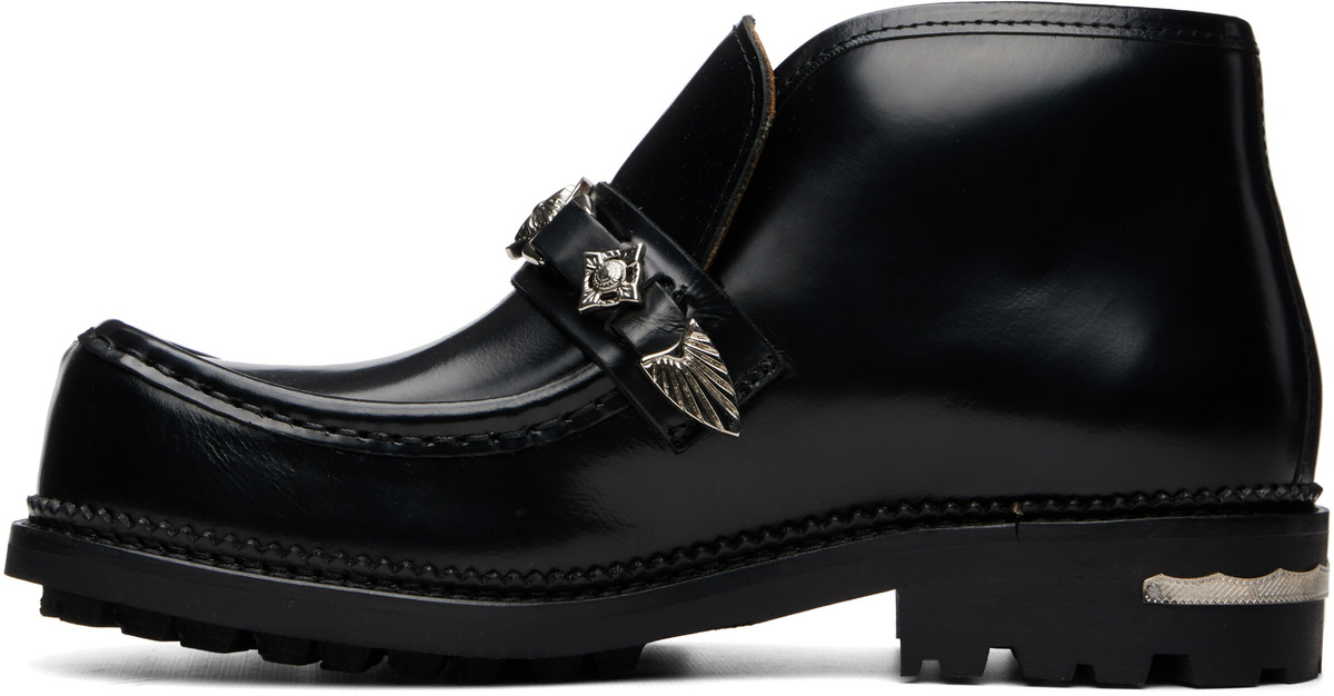 Toga Virilis Black Leather Boots