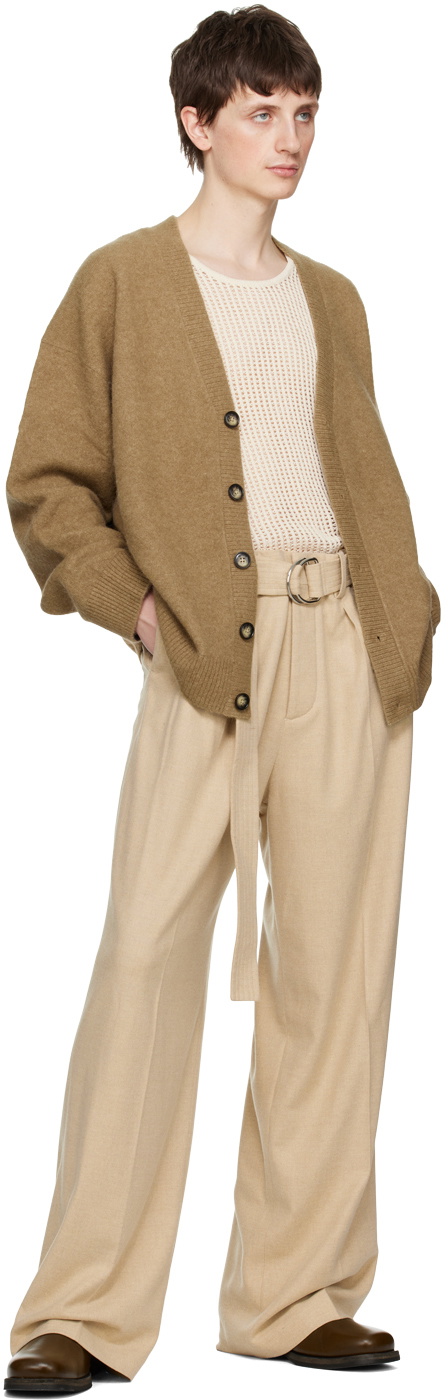 Nanushka Tan Prim Cardigan