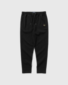 Fred Perry Knitted Tape Track Pant Black - Mens - Sweatpants