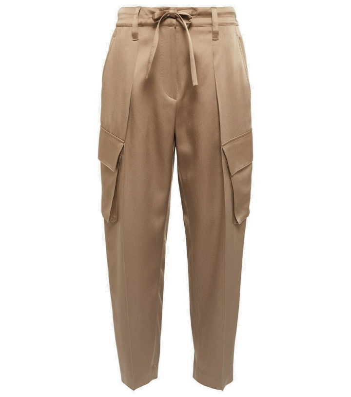 Photo: Brunello Cucinelli High-rise cargo pants