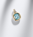 David Yurman DY Mercer® 18kt gold and sterling silver pendant with topaz and diamonds