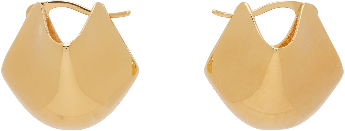 KHAITE Small Lotus Earrings