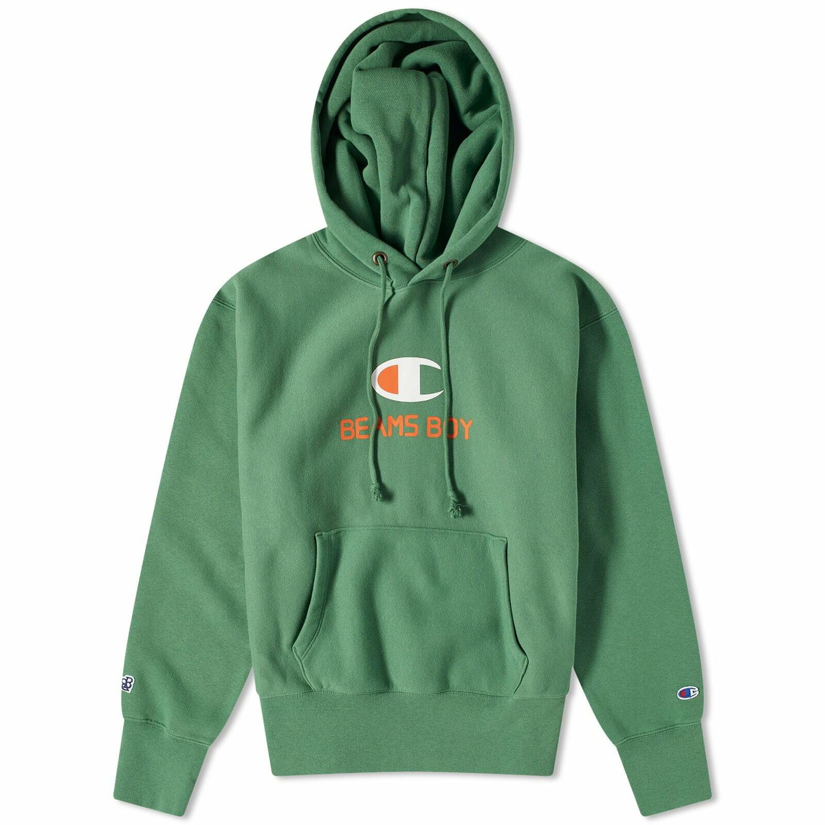 Champion Women s x Beams Boy Hooded Sweat in Green