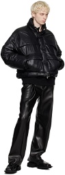 Wooyoungmi Black Belted Down Jacket