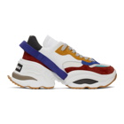Dsquared2 White and Multicolor The Giant Sneakers