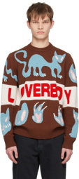 Charles Jeffrey Loverboy Brown 'Loverboy' Sweater