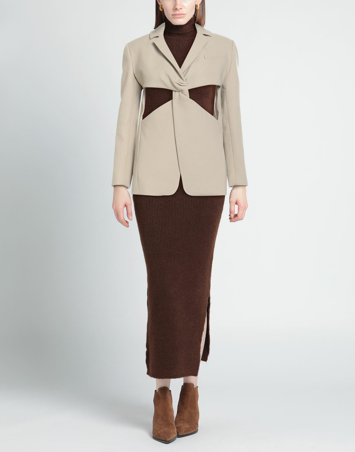 Coperni Womens Blazer in Beige