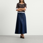 Samsøe Samsøe Women's Satilly Skirt in Soft Denim