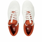 ON Men's Running The Roger Advantage Sneakers in White/Rust