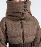 Moncler Grenoble Gelise hooded virgin wool down jacket