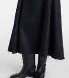 Burberry Prince of Wales check wool midi dress