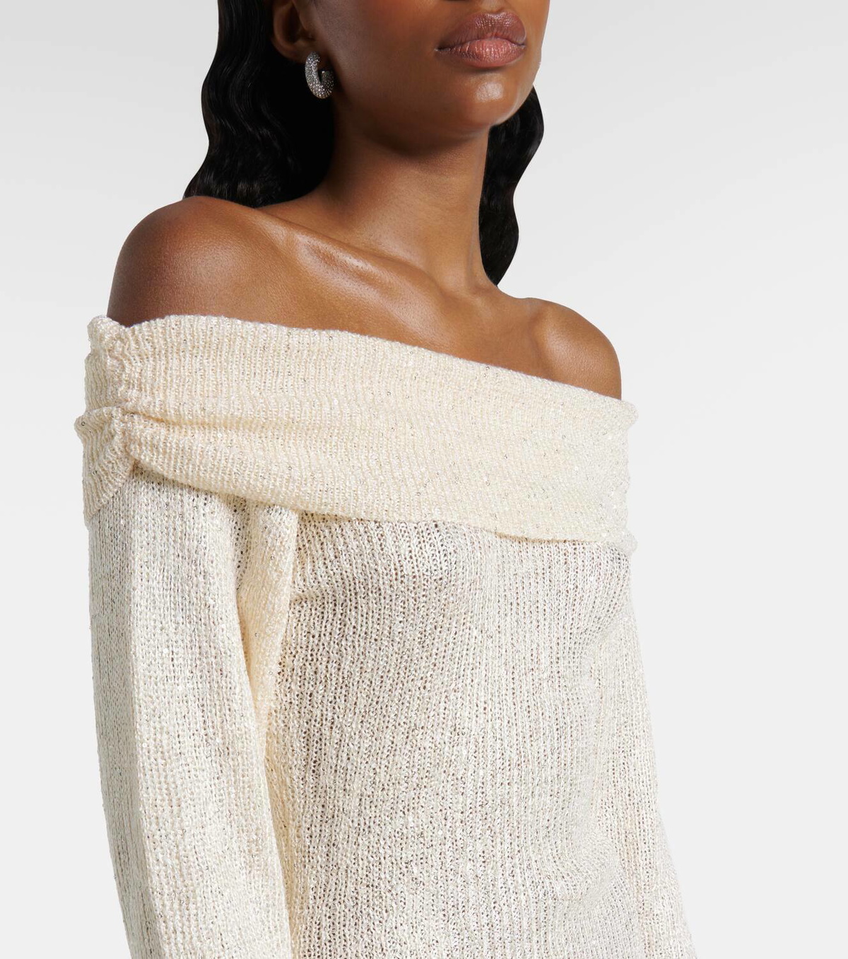 Bananhot Rory sequined knitted minidress