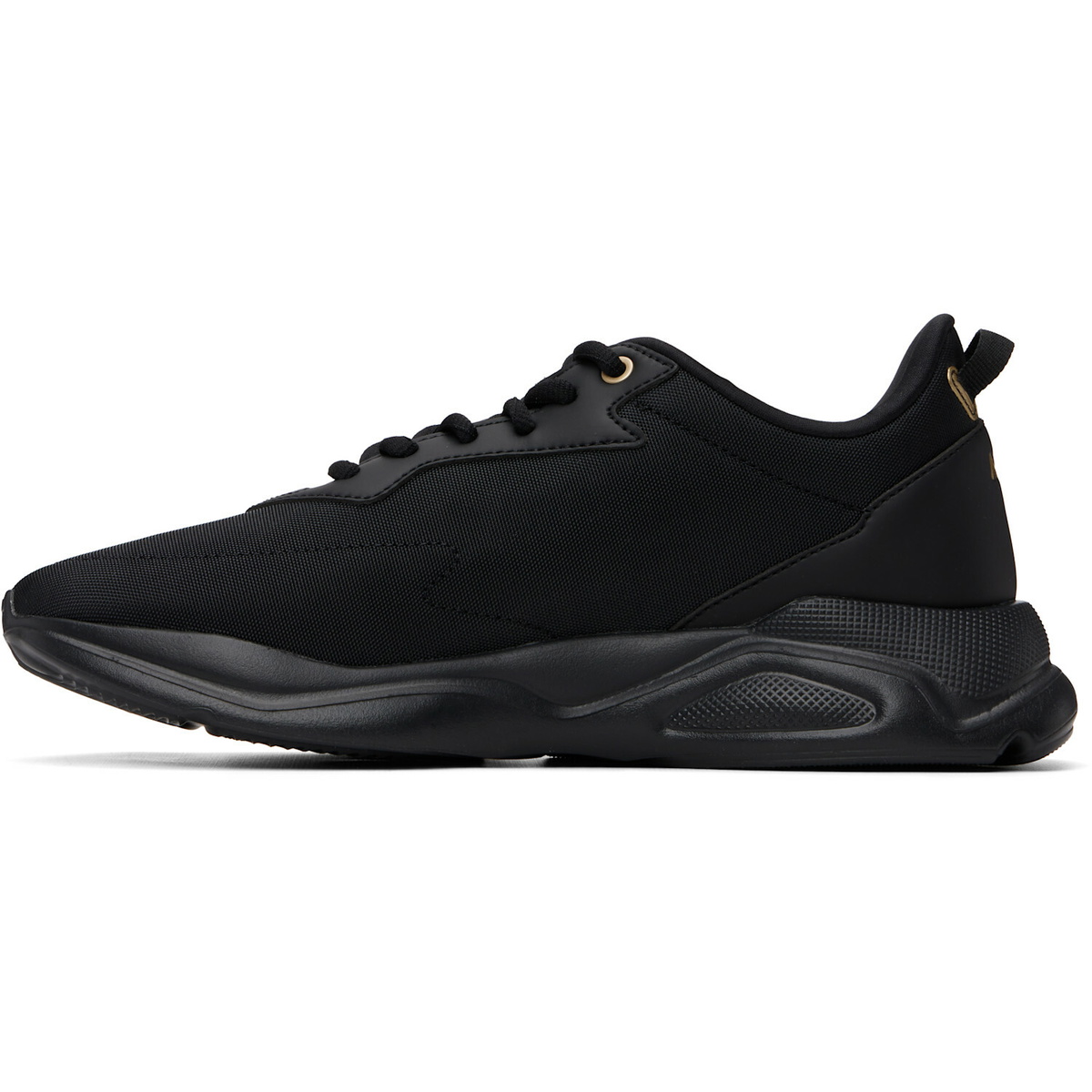 Hugo Black Logo Stamp Sneakers