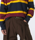 Sacai Striped cotton jersey sweatshirt