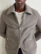 Eleventy - Knitted Wool Jacket - Gray