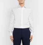 Brioni - White Cotton-Poplin Shirt - Men - White