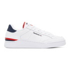 Reebok Classics White and Red AD Court Sneakers