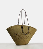 Loewe Paula's Ibiza Anagram Large raffia basket bag