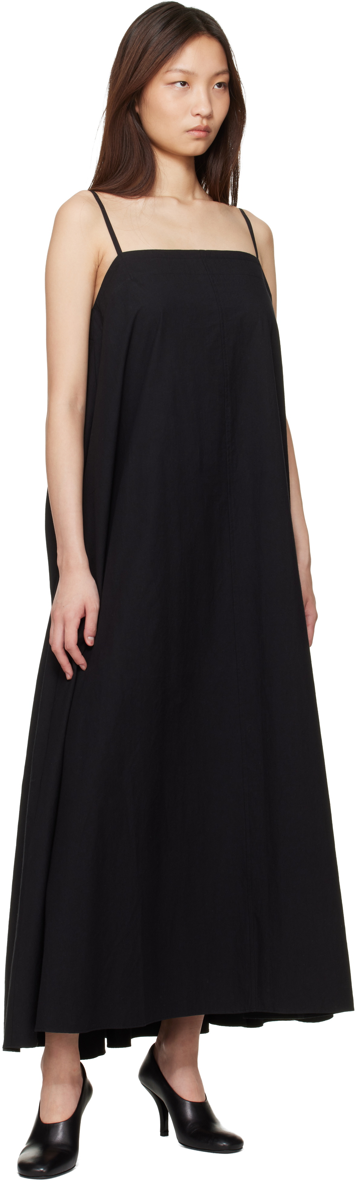 Studio Nicholson Black Achille Maxi Dress