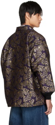 NEEDLES Purple Coach Jacket