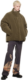 Wooyoungmi Khaki Welt Pocket Down Jacket