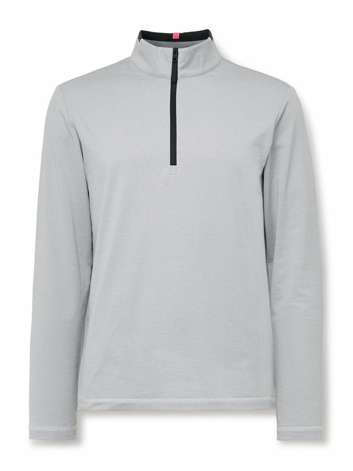 G/FORE - Brushed Tech-Jersey Half-Zip Golf Top - Gray