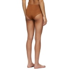 Calle Del Mar Orange Knit Panty Bikini Bottom