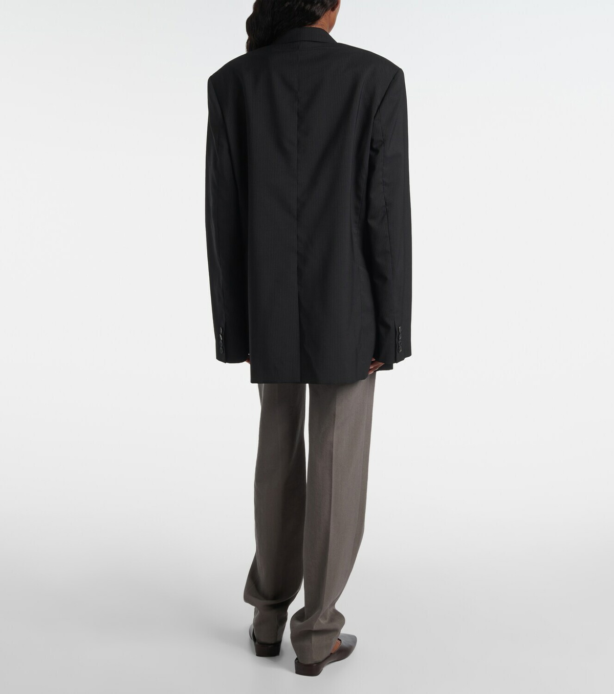 Calvin Klein Collection Viola oversized pinstripe blazer