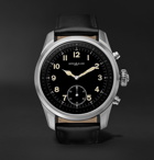 Montblanc - Summit 2 42mm Stainless Steel and Leather Smart Watch, Ref. No. 119440 - Black