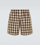 Bode Gilbert Check shorts