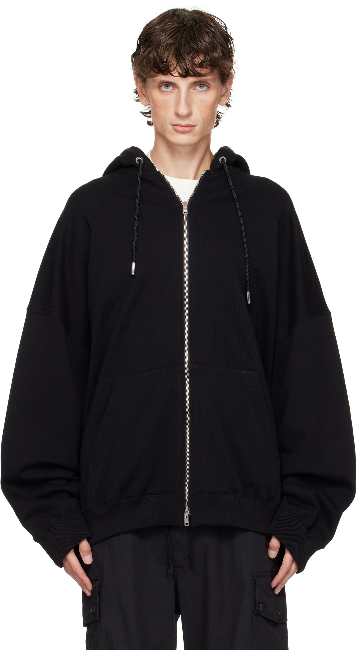 Marques Almeida Blue Classic Hoodie Marques Almeida