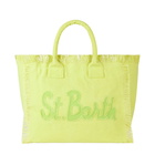 MC2 Saint Barth Vanity Light Green Canvas Shoulder Bag