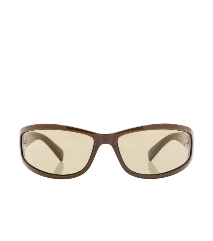 Photo: Miu Miu Signature rectangular sunglasses